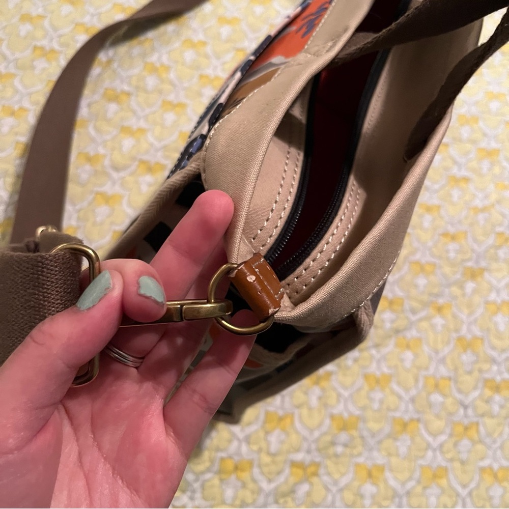 Fossil Floral Canvas Weekender Duffle - Picture 6 of 6